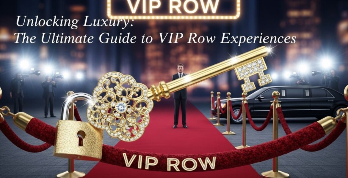 Unlocking Luxury: The Ultimate Guide to vip row Experiences