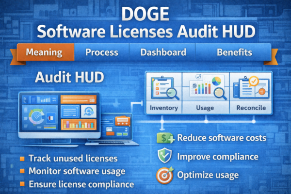doge software licenses audit hud